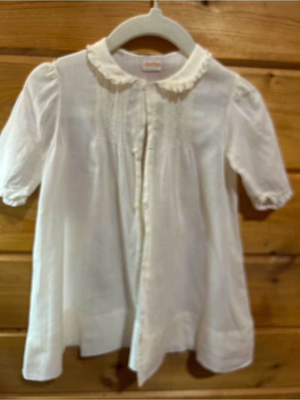 Vintage-Style Heirloom Baby Gown